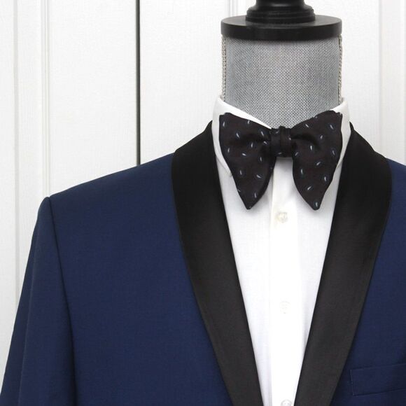 Mens Self-tied Big Butterfly bowtie S555 - Picture 10 of 16